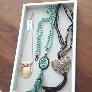 Necklace bundle of three